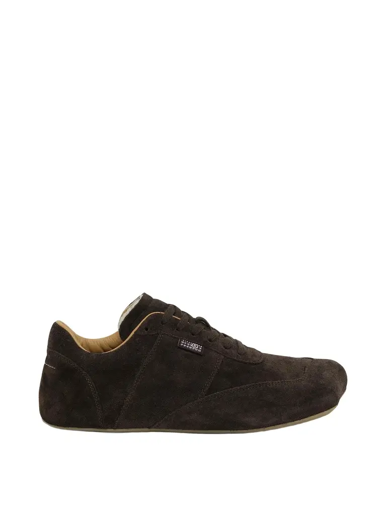 MM6 MAISON MARGIELA Anatomic Sneaker in Coffee Bean