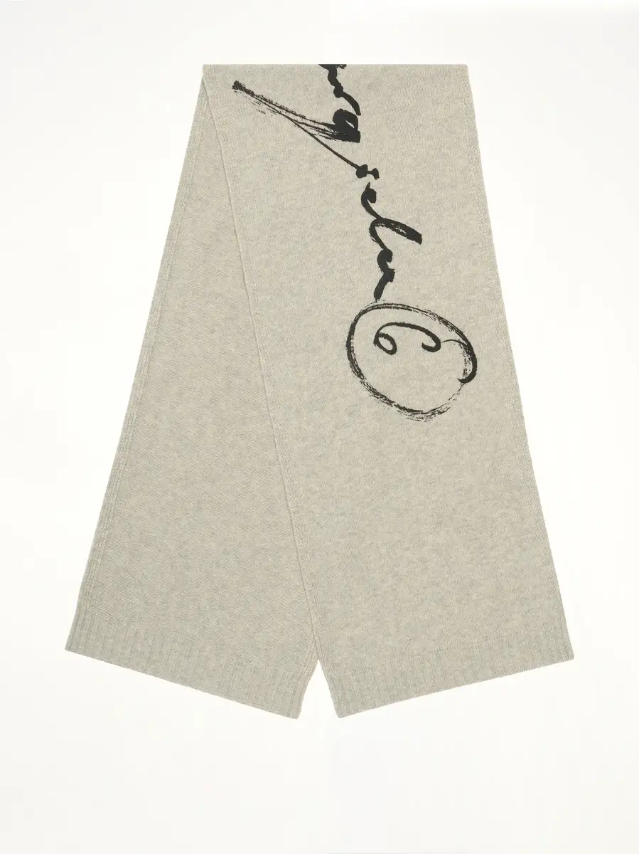 MM6 MAISON MARGIELA Signature Scarf in Grey Melange | Thumbnail 2