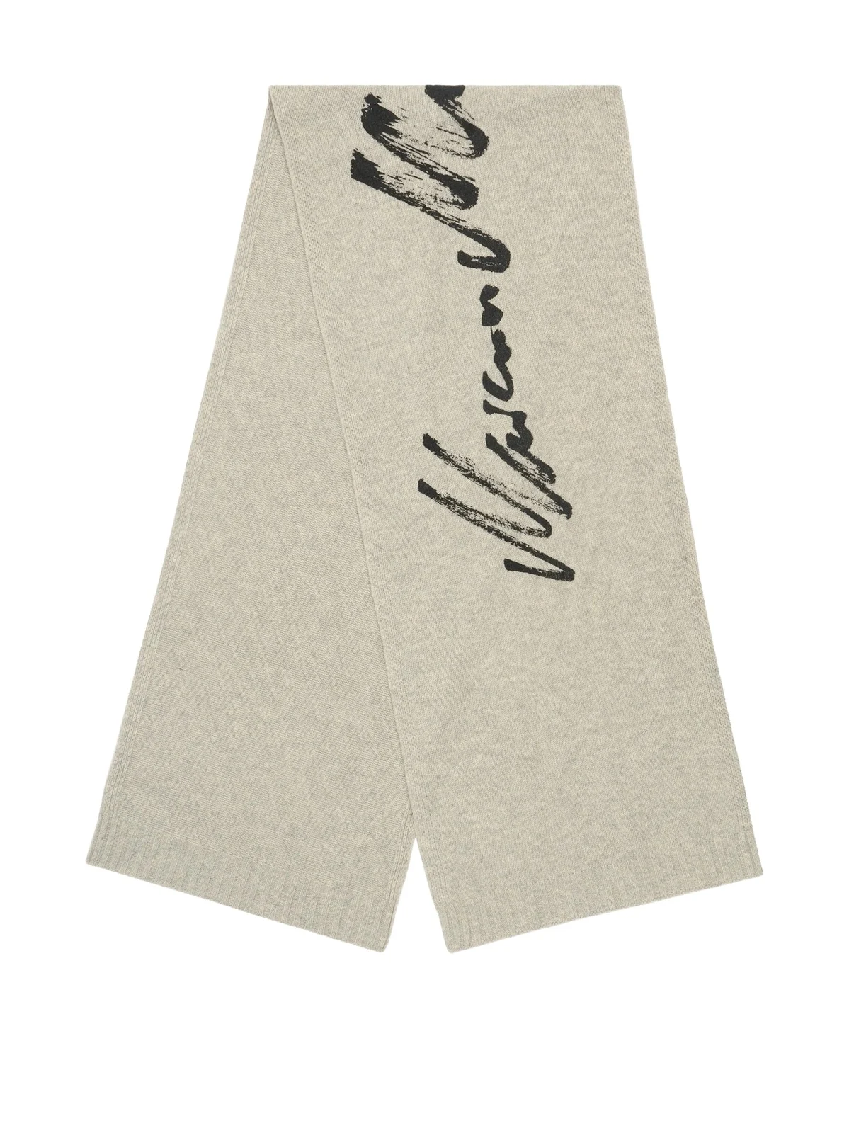MM6 MAISON MARGIELA Signature Scarf in Grey Melange