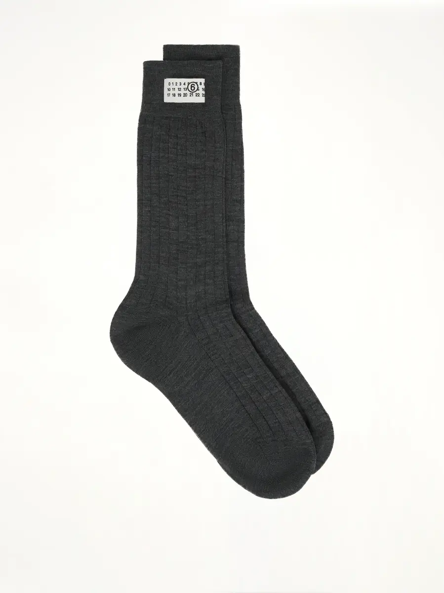 MM6 MAISON MARGIELA Mm6 Bootleg in Grey Melange | Thumbnail 2 MM6 MAISON MARGIELA Mm6 Bootleg in Grey Melange | Thumbnail 2