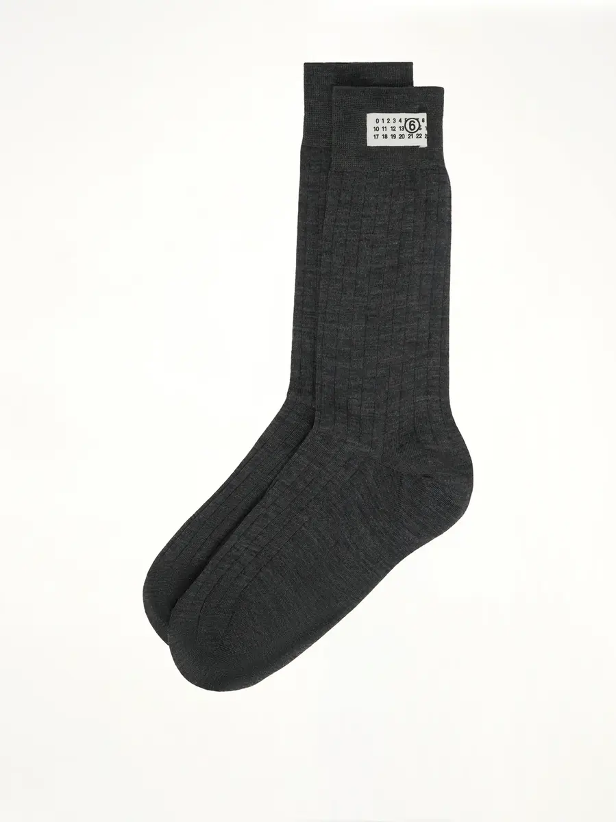 MM6 MAISON MARGIELA Mm6 Bootleg in Grey Melange | Thumbnail 3 MM6 MAISON MARGIELA Mm6 Bootleg in Grey Melange | Thumbnail 3