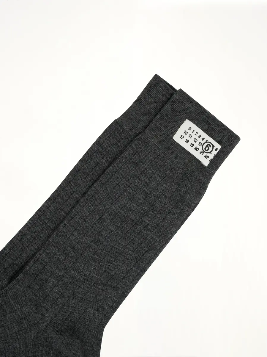 MM6 MAISON MARGIELA Mm6 Bootleg in Grey Melange | Thumbnail 4 MM6 MAISON MARGIELA Mm6 Bootleg in Grey Melange | Thumbnail 4