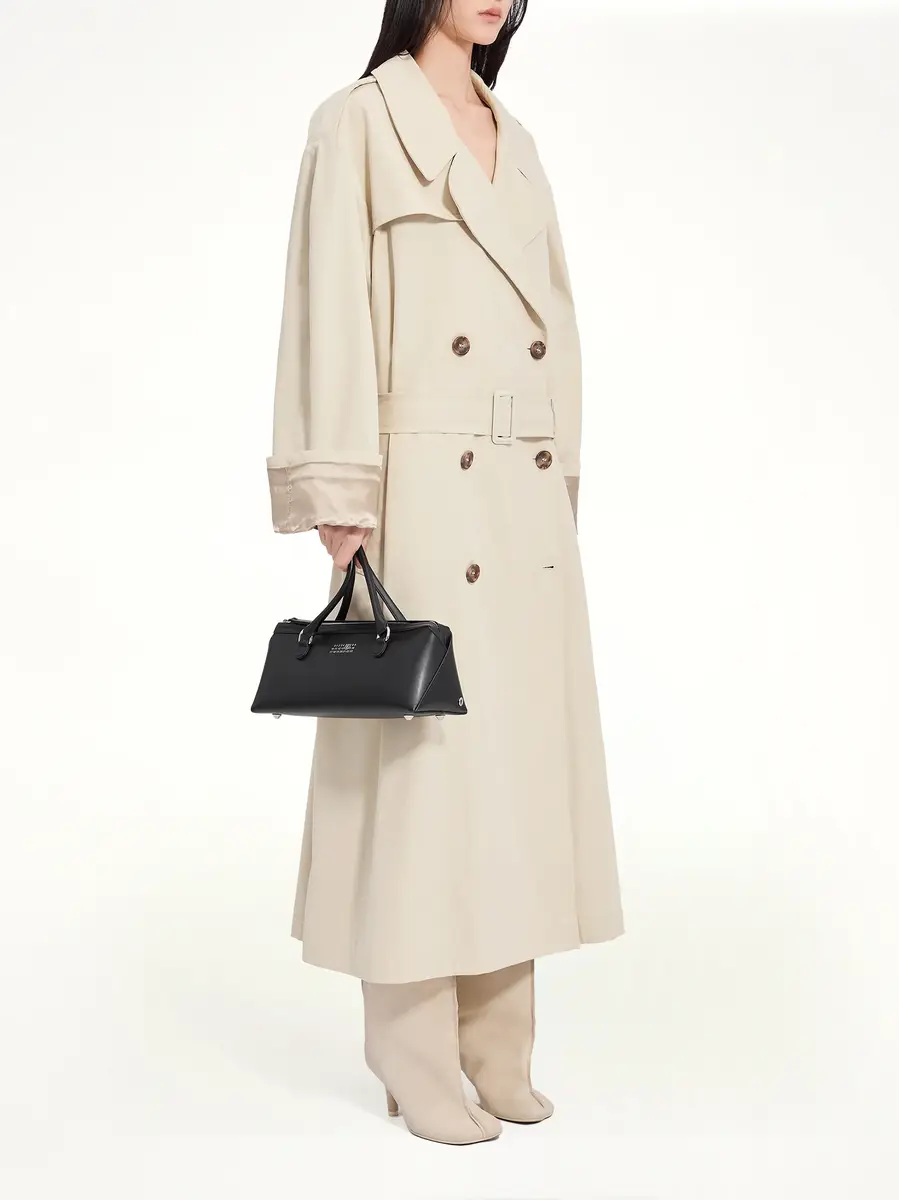 MM6 MAISON MARGIELA Trench Coat in Ecrù | Thumbnail 6 MM6 MAISON MARGIELA Trench Coat in Ecrù | Thumbnail 6