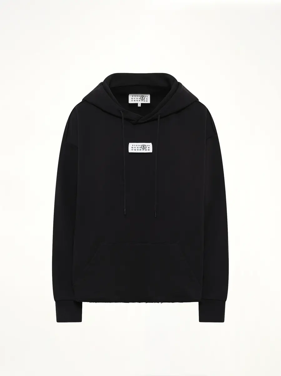 MM6 MAISON MARGIELA Mm6 Patch Hoodie | Thumbnail 2 MM6 MAISON MARGIELA Mm6 Patch Hoodie | Thumbnail 2