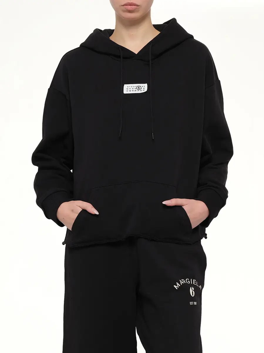 MM6 MAISON MARGIELA Mm6 Patch Hoodie | Thumbnail 6 MM6 MAISON MARGIELA Mm6 Patch Hoodie | Thumbnail 6