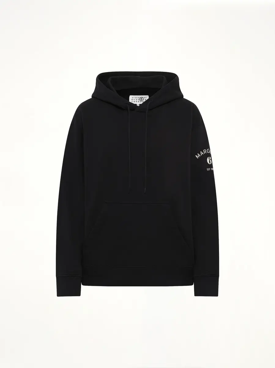 MM6 MAISON MARGIELA Sleeve Logo Hoodie | Thumbnail 2 MM6 MAISON MARGIELA Sleeve Logo Hoodie | Thumbnail 2