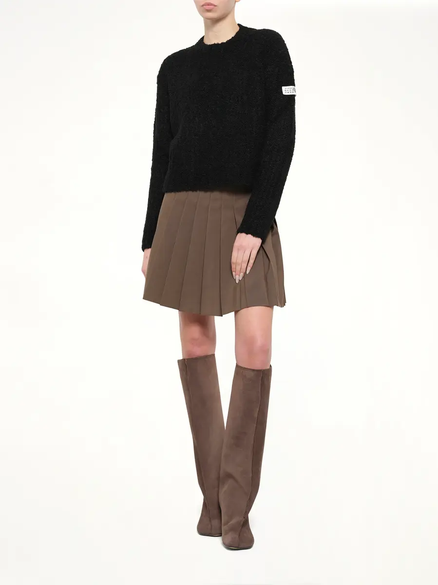 MM6 MAISON MARGIELA Boucle Knit Sweater | Thumbnail 4 MM6 MAISON MARGIELA Boucle Knit Sweater | Thumbnail 4