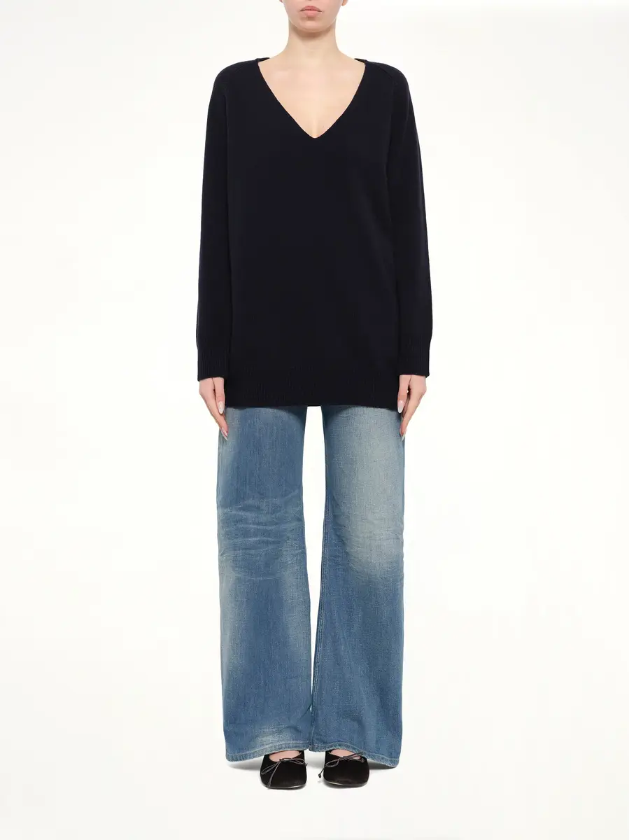 MM6 MAISON MARGIELA V-neck Wool Sweater | Thumbnail 7 MM6 MAISON MARGIELA V-neck Wool Sweater | Thumbnail 7