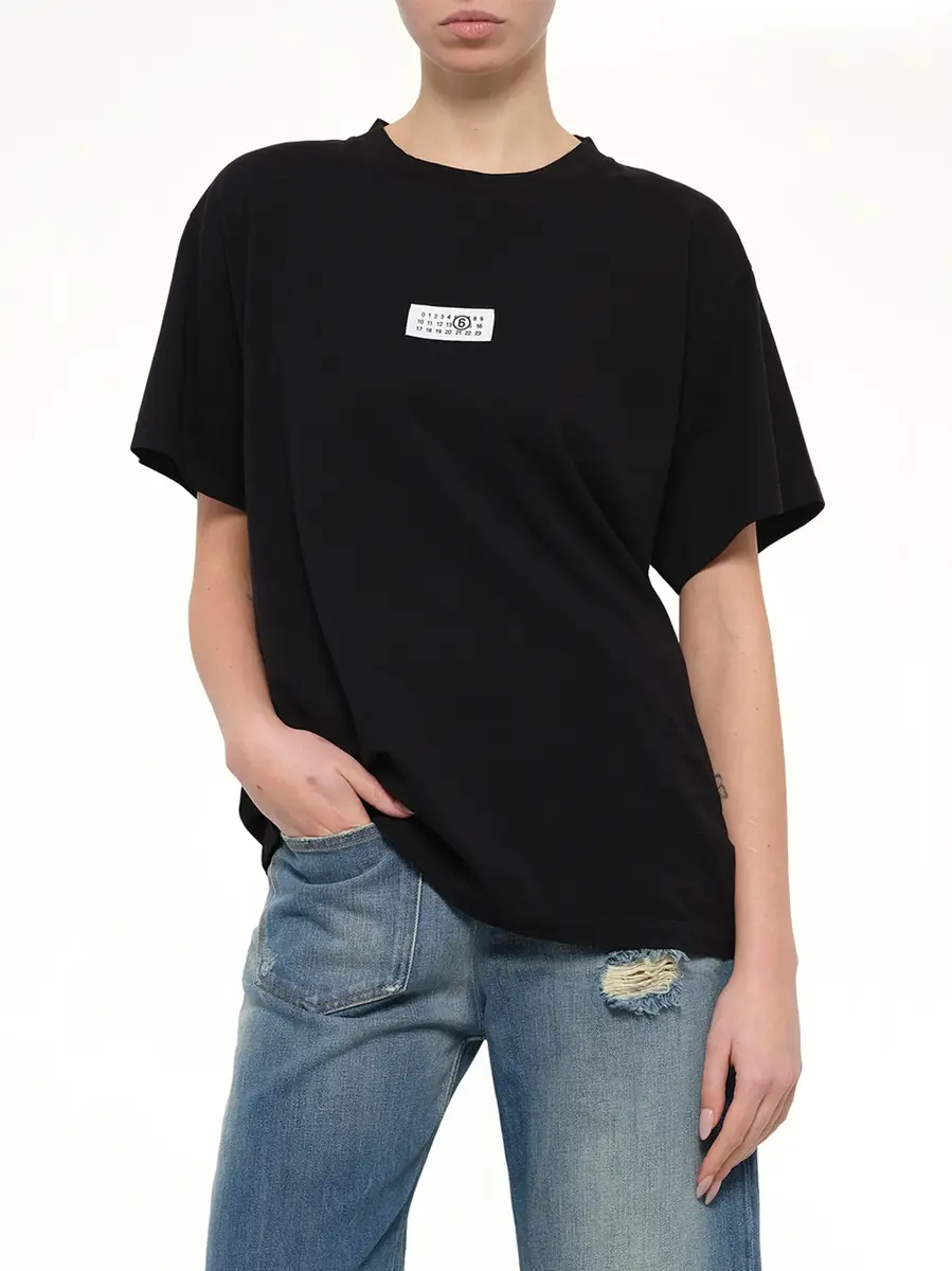 MM6 MAISON MARGIELA Mm6 Patch T-shirt | Thumbnail 6 MM6 MAISON MARGIELA Mm6 Patch T-shirt | Thumbnail 6