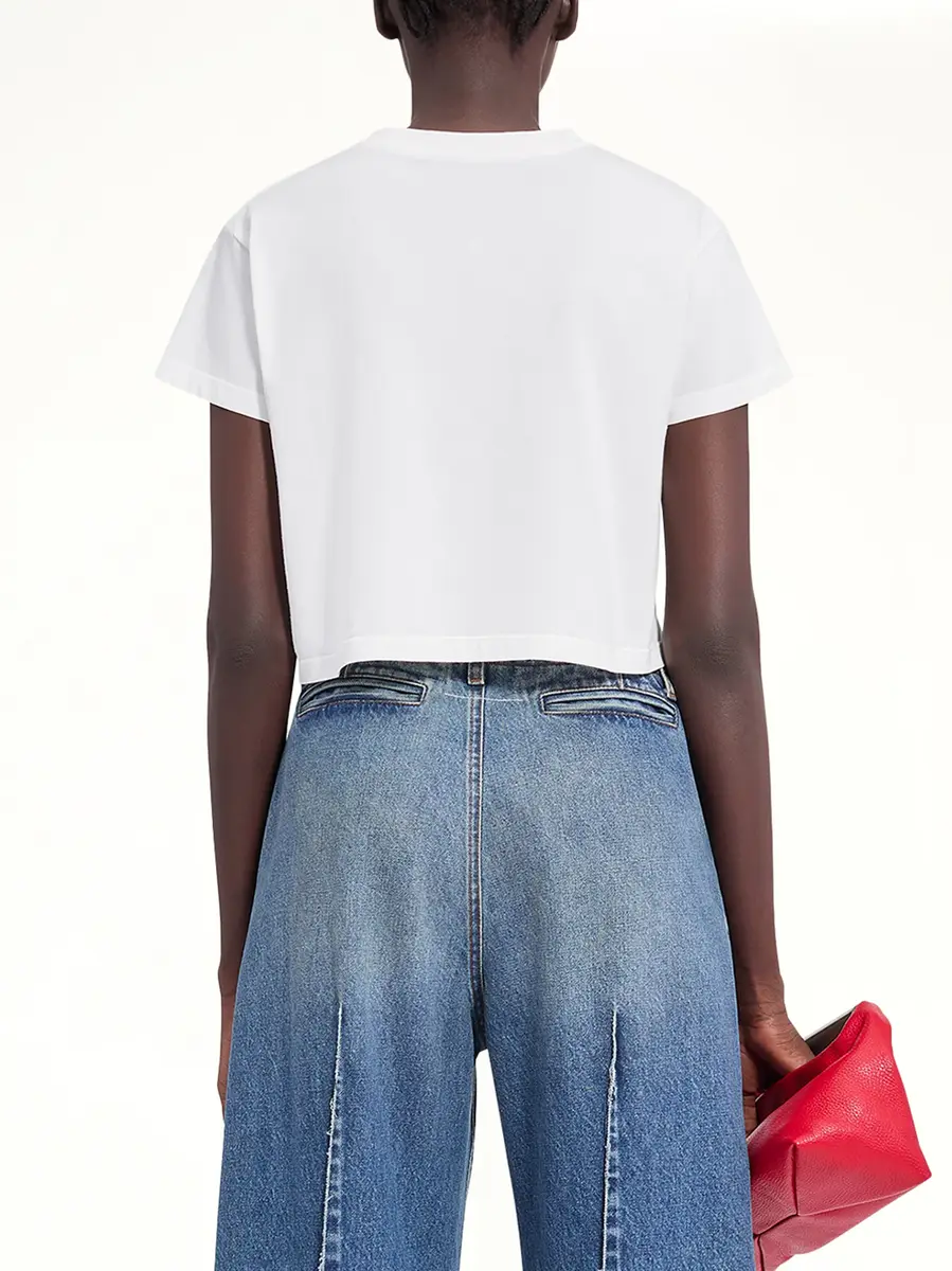 MM6 MAISON MARGIELA Mm6 Logo T-shirt in Off White | Thumbnail 5 MM6 MAISON MARGIELA Mm6 Logo T-shirt in Off White | Thumbnail 5