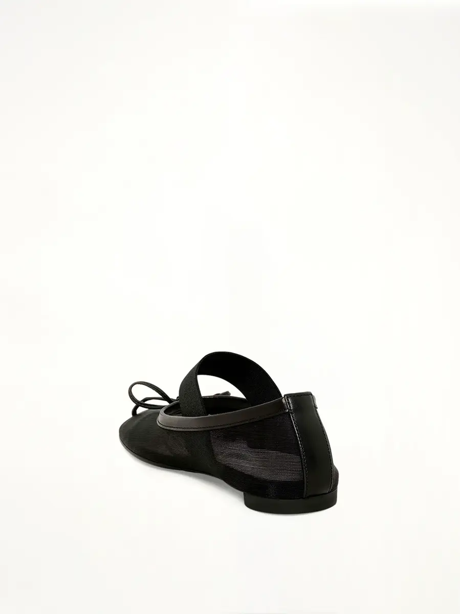 MM6 MAISON MARGIELA Anatomic Mesh Ballerina | Thumbnail 3 MM6 MAISON MARGIELA Anatomic Mesh Ballerina | Thumbnail 3