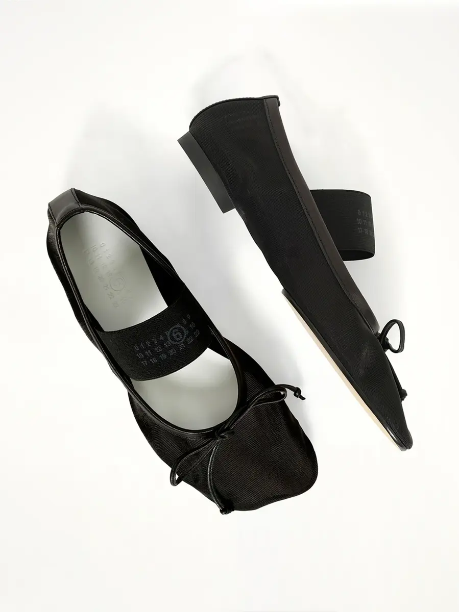 MM6 MAISON MARGIELA Anatomic Mesh Ballerina | Thumbnail 4 MM6 MAISON MARGIELA Anatomic Mesh Ballerina | Thumbnail 4