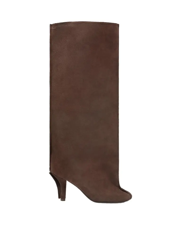 MM6 MAISON MARGIELA Knee-high Boot in Dark Brown