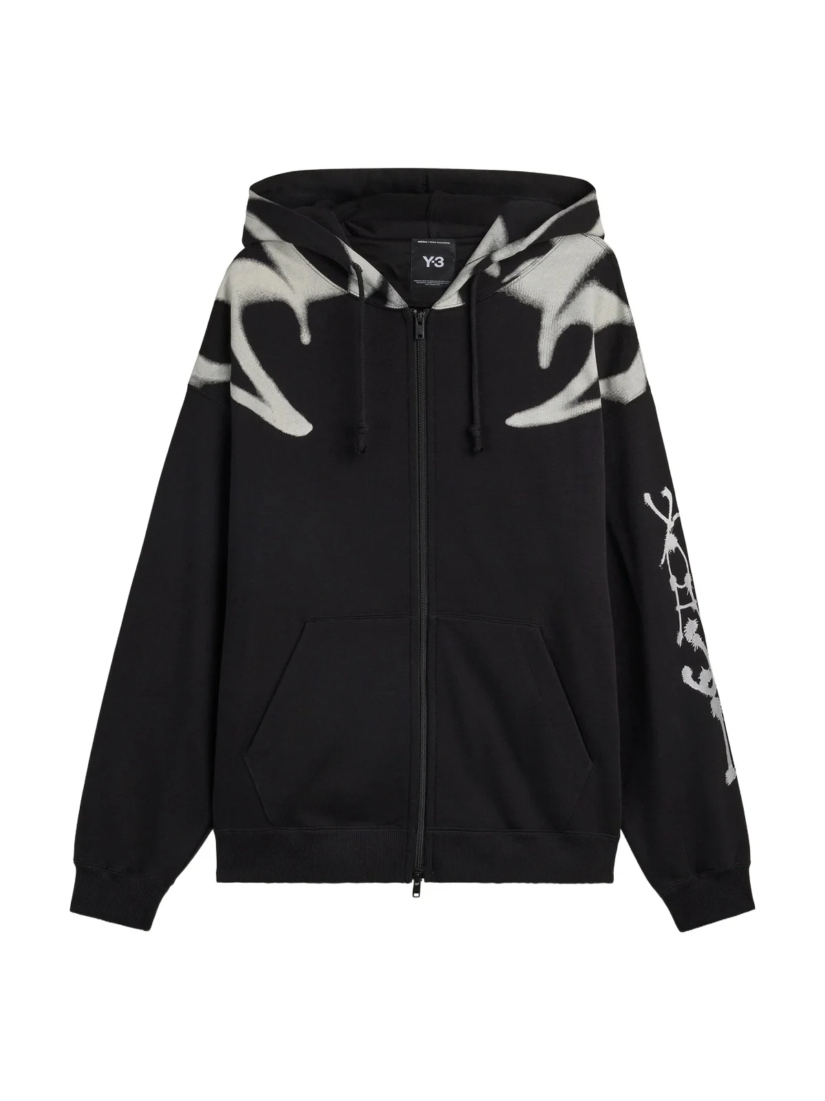Yaksha Graphic Zip Hoodie Yaksha Graphic Zip Hoodie