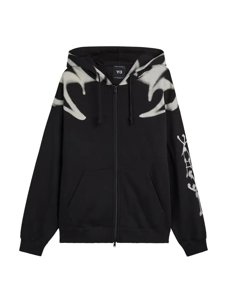 Yaksha Graphic Zip Hoodie Yaksha Graphic Zip Hoodie