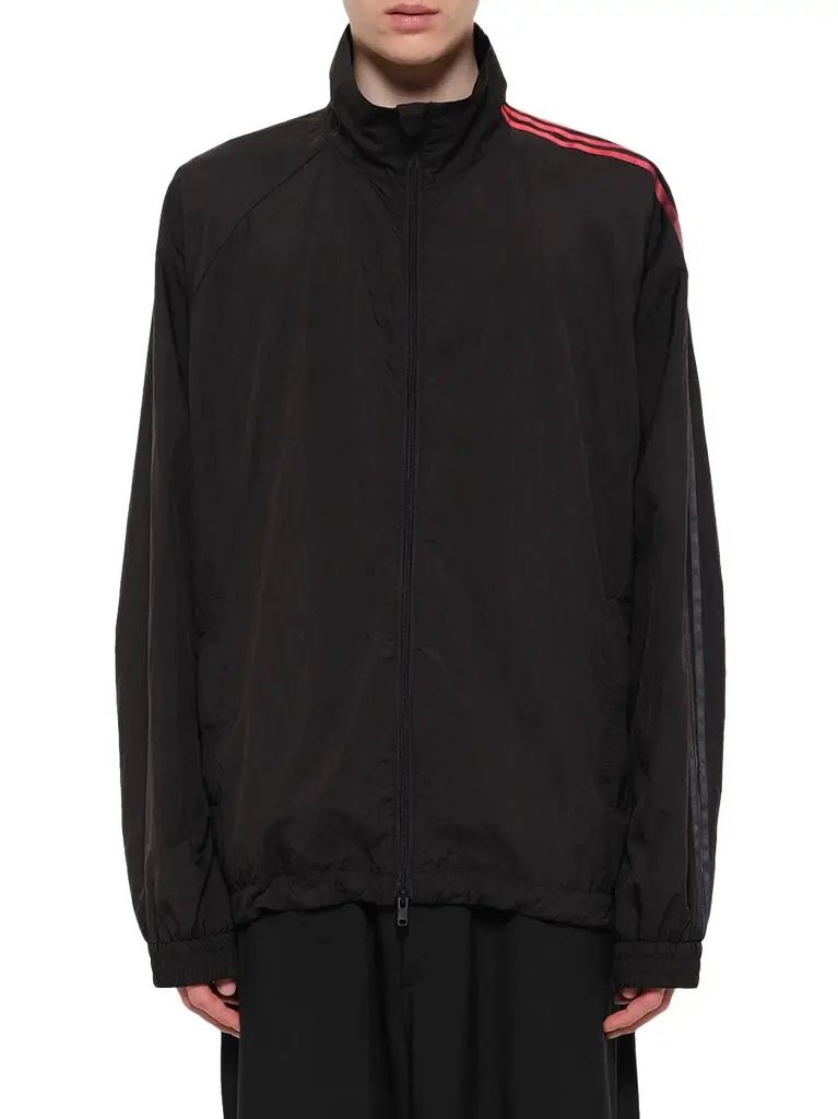 Gradient 3 Stripes Track Top in Black/red Gradient 3 Stripes Track Top in Black/red