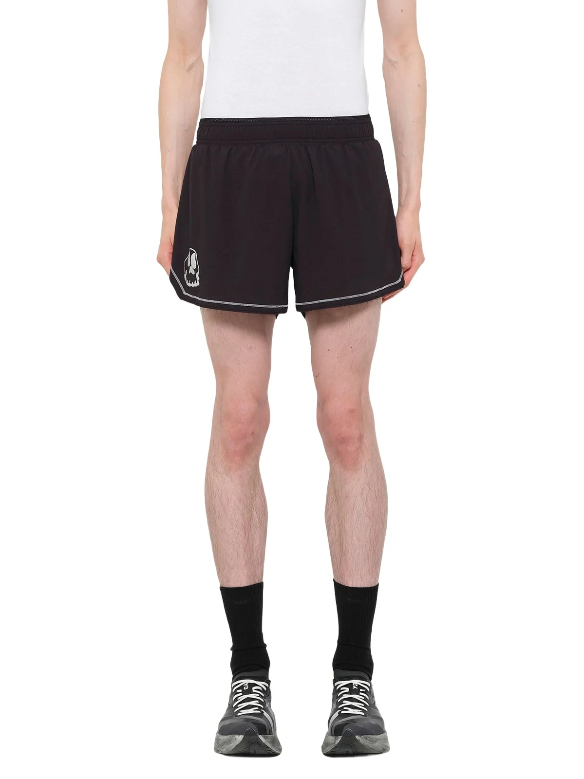 Skull Graphic Run Shorts