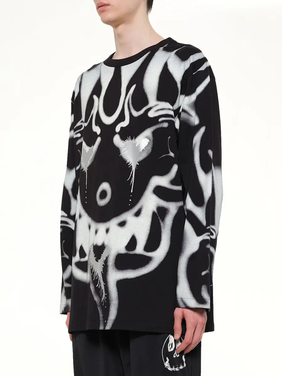 Y-3 Allover Yaksha LS T-shirt | Thumbnail 3 Y-3 Allover Yaksha LS T-shirt | Thumbnail 3