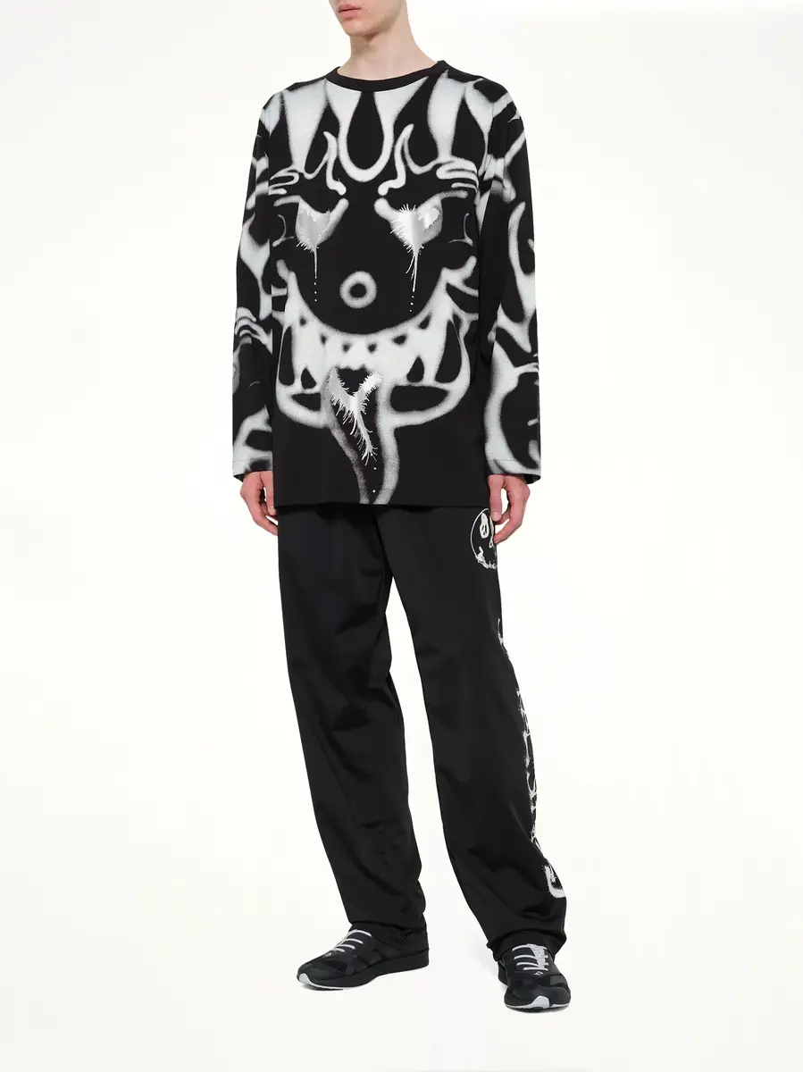 Y-3 Allover Yaksha LS T-shirt | Thumbnail 4 Y-3 Allover Yaksha LS T-shirt | Thumbnail 4