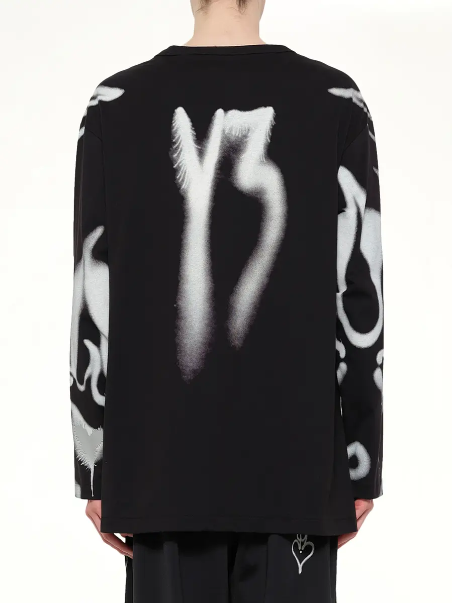 Y-3 Allover Yaksha LS T-shirt | Thumbnail 5 Y-3 Allover Yaksha LS T-shirt | Thumbnail 5