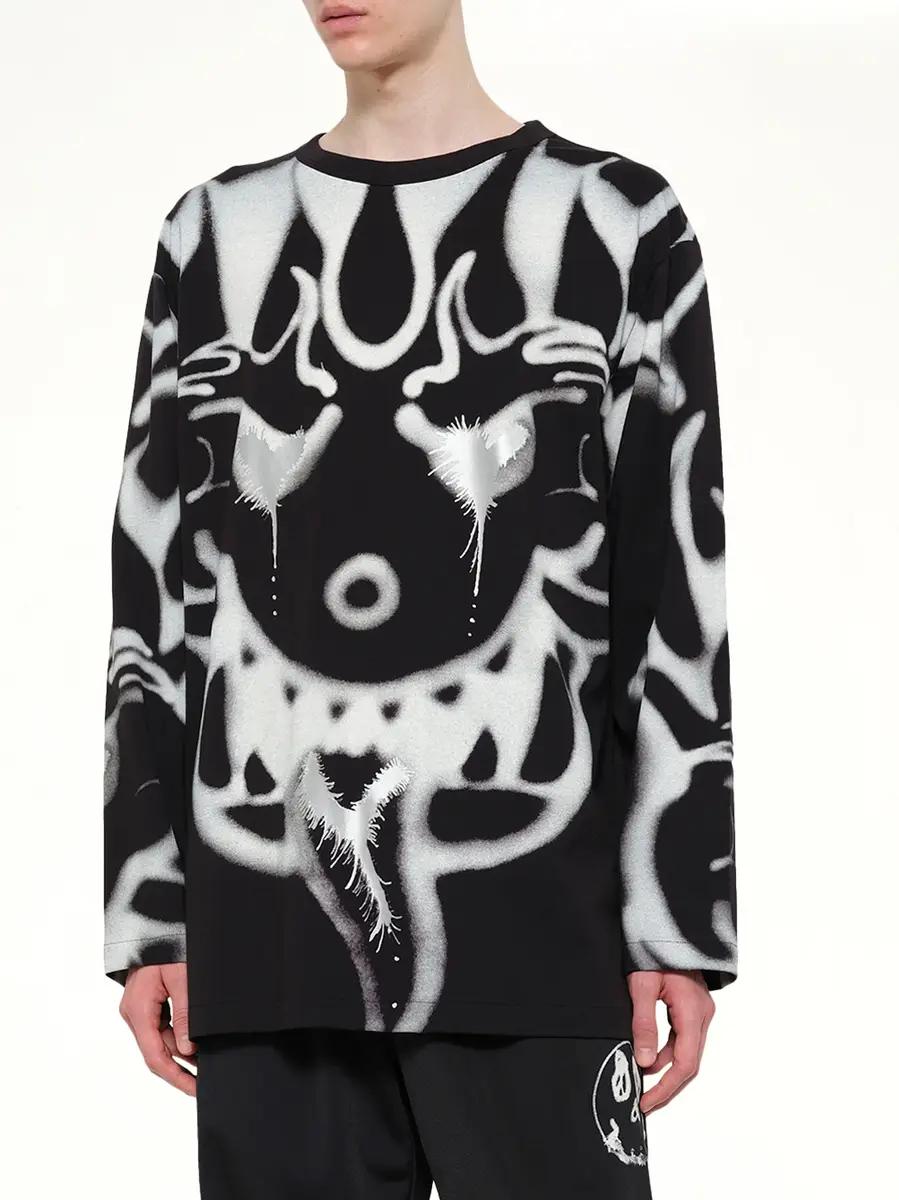 Y-3 Allover Yaksha LS T-shirt | Thumbnail 6 Y-3 Allover Yaksha LS T-shirt | Thumbnail 6