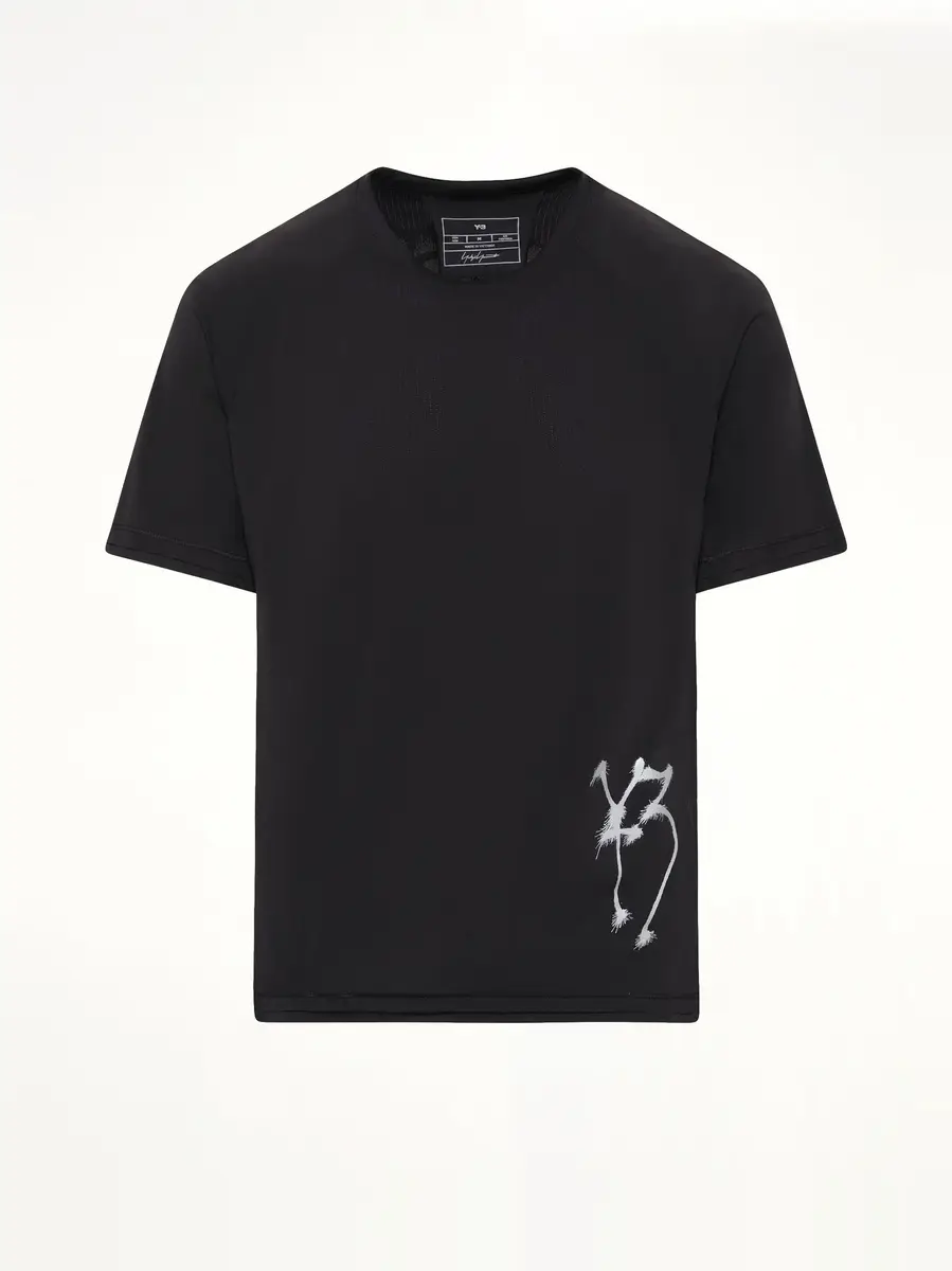 Y-3 3 Stripe Graphic Run T-shirt | Thumbnail 2 Y-3 3 Stripe Graphic Run T-shirt | Thumbnail 2