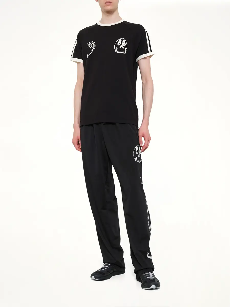 Y-3 Skull Graphic 3 Stripe T-shirt | Thumbnail 4