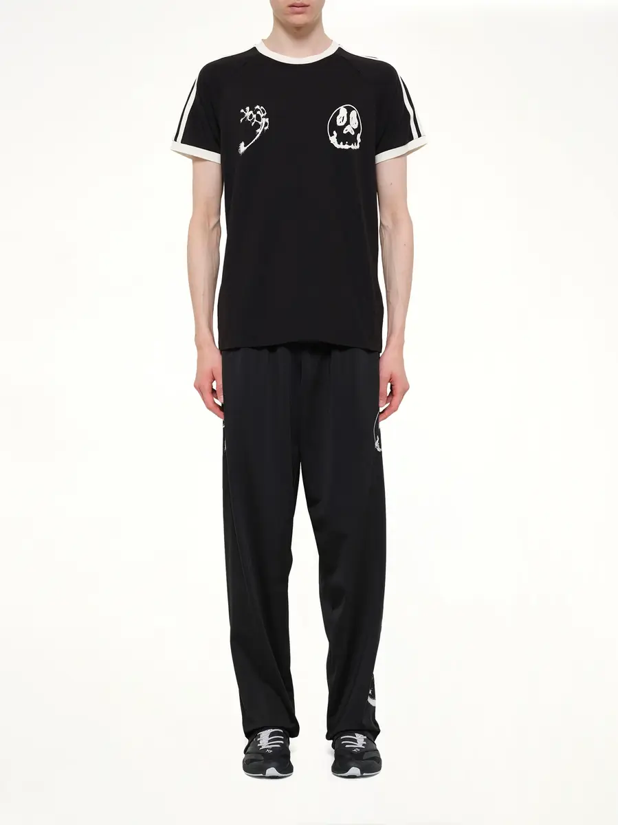 Y-3 Skull Graphic 3 Stripe T-shirt | Thumbnail 7