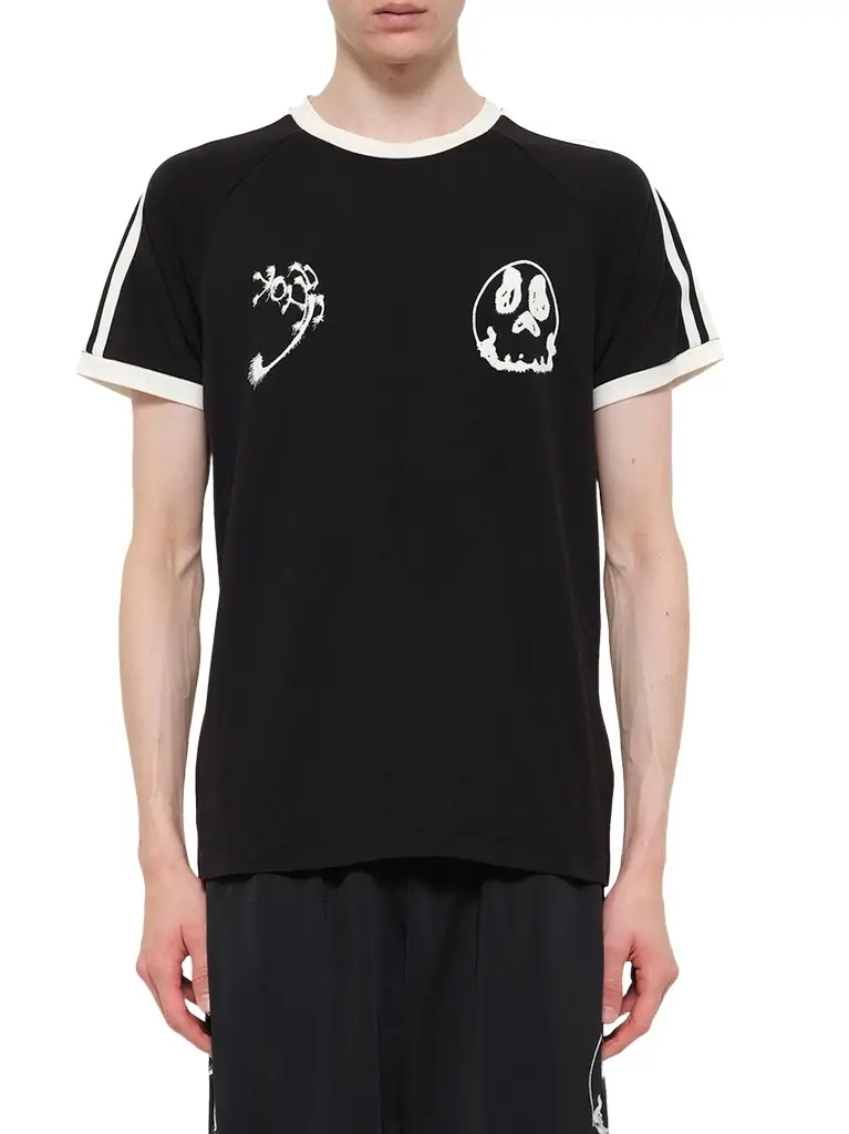 Skull Graphic 3 Stripe T-shirt Skull Graphic 3 Stripe T-shirt