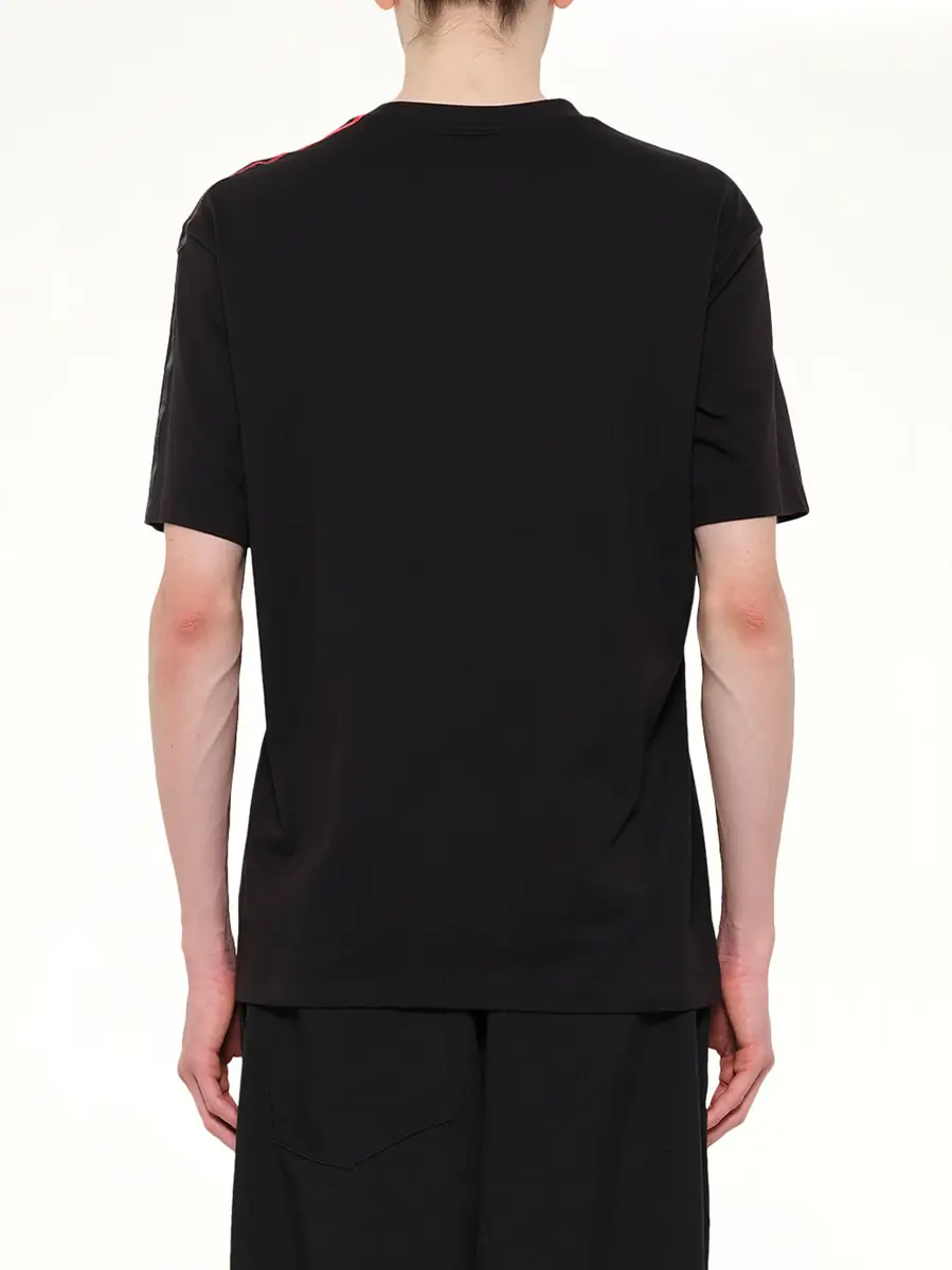Y-3 Gradient 3 Stripe T-shirt in Black/red | Thumbnail 5 Y-3 Gradient 3 Stripe T-shirt in Black/red | Thumbnail 5