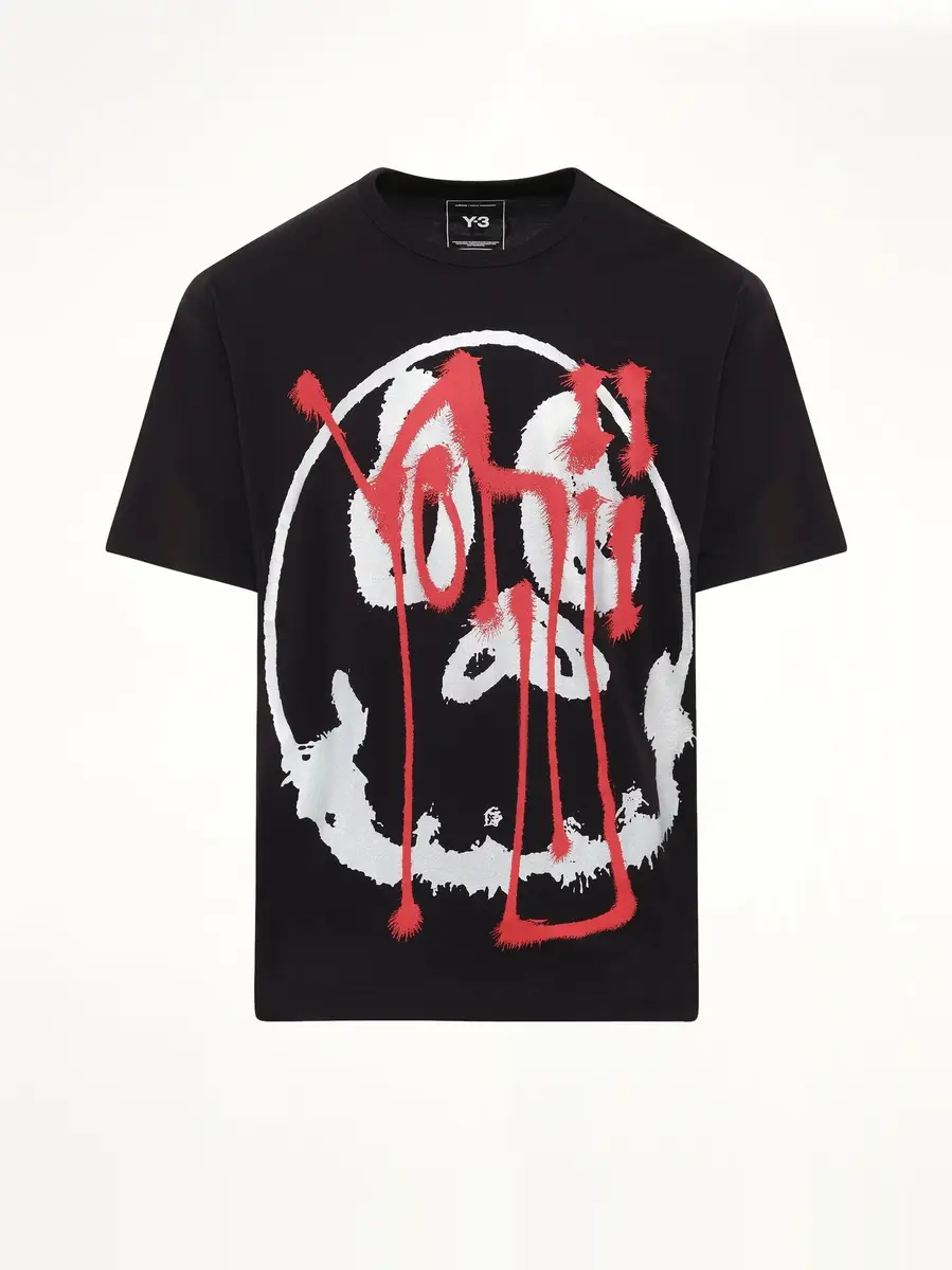 Y-3 Skull Graphic T-shirt in Black/red | Thumbnail 2 Y-3 Skull Graphic T-shirt in Black/red | Thumbnail 2