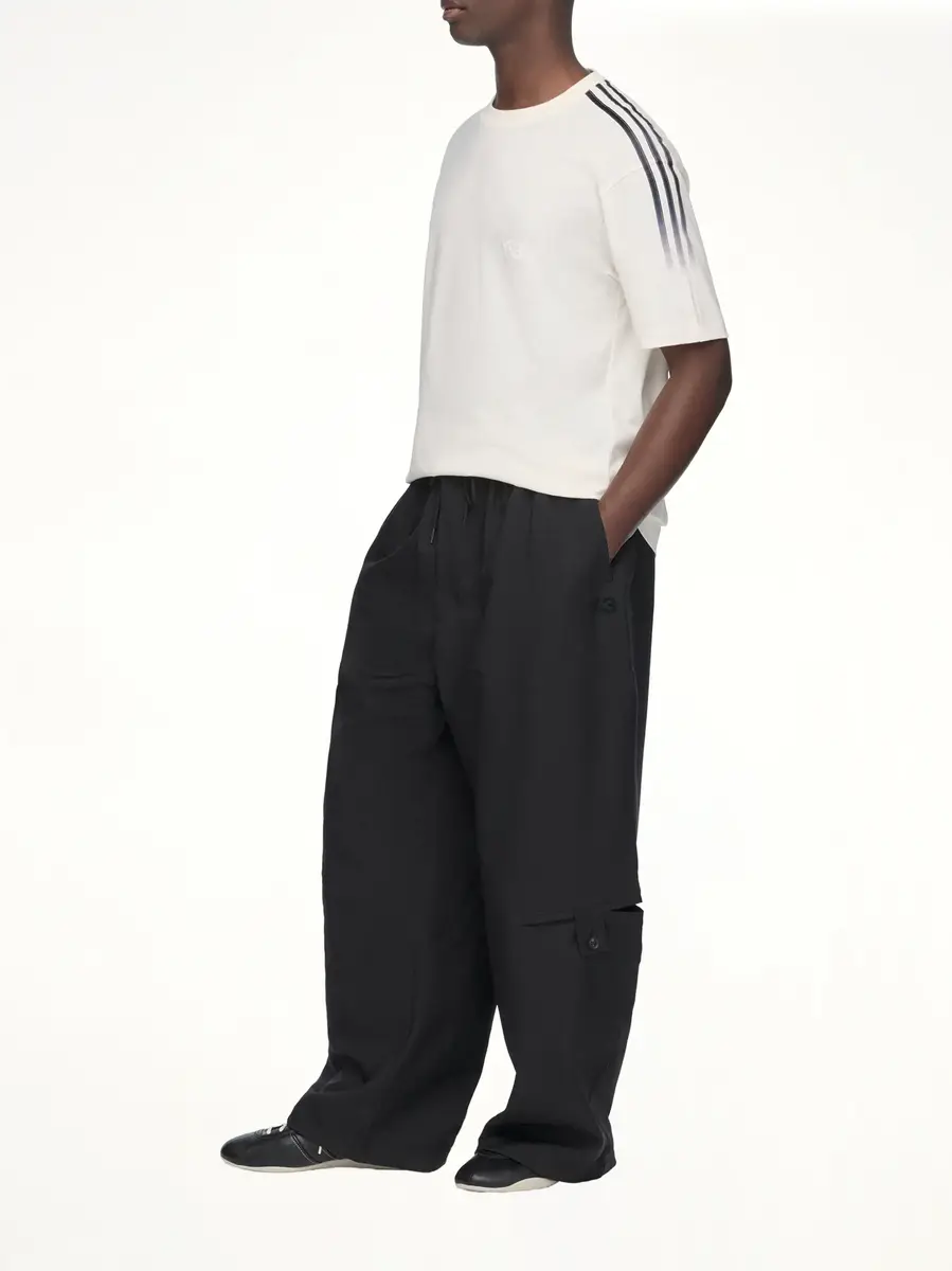 Y-3 Gradient 3 Stripes T-shirt in Chalk White | Thumbnail 4 Y-3 Gradient 3 Stripes T-shirt in Chalk White | Thumbnail 4