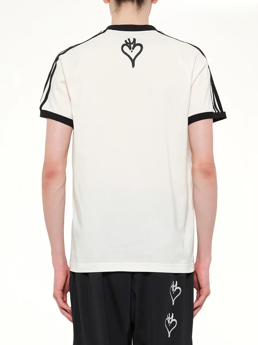 Y-3 Skull Graphic 3 Stripe T-shirt in Chalk White | Thumbnail 5 Y-3 Skull Graphic 3 Stripe T-shirt in Chalk White | Thumbnail 5