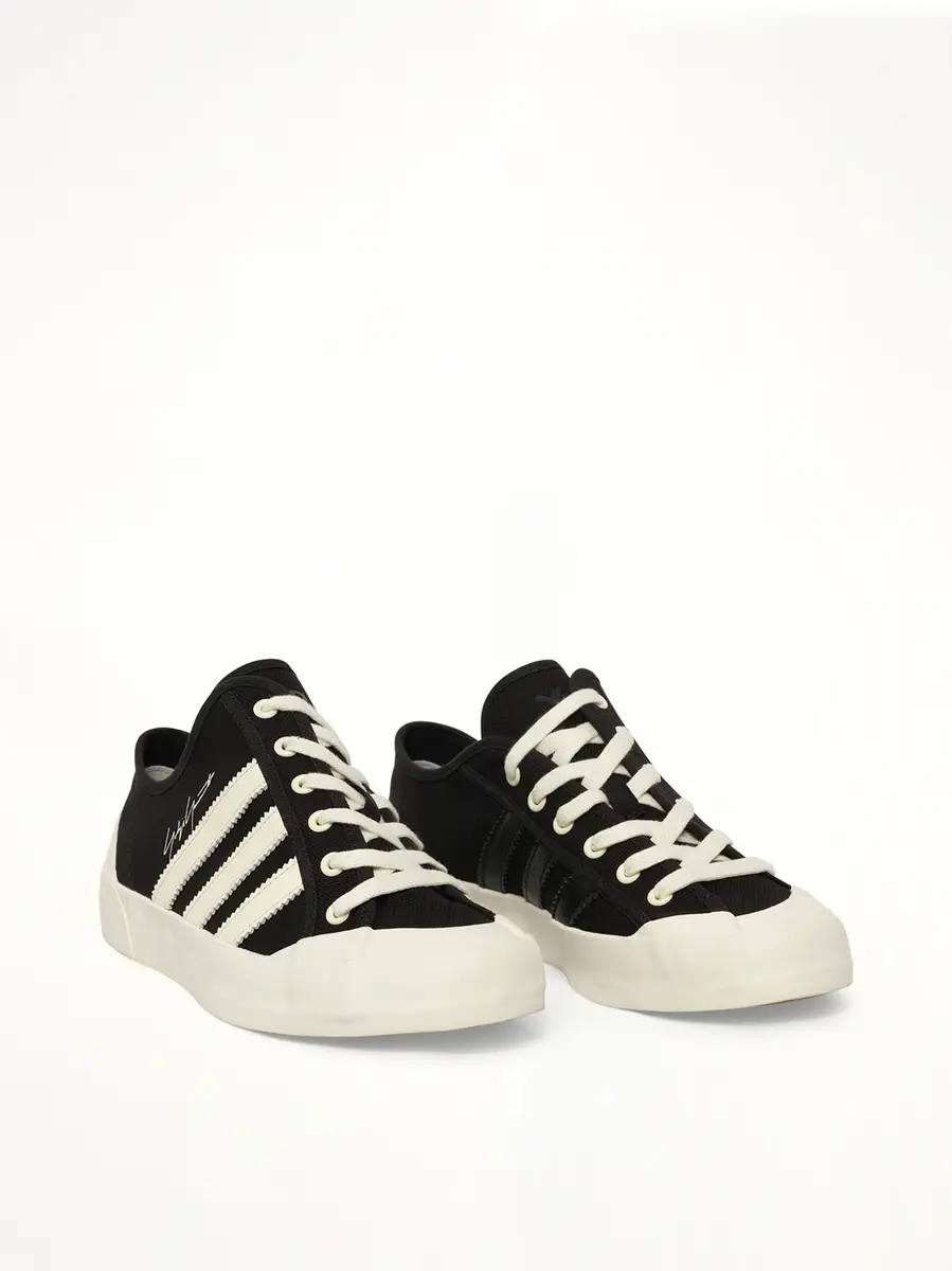 Y-3 Y-3 Nisi Low Sneaker in Black/off White | Thumbnail 2 Y-3 Y-3 Nisi Low Sneaker in Black/off White | Thumbnail 2