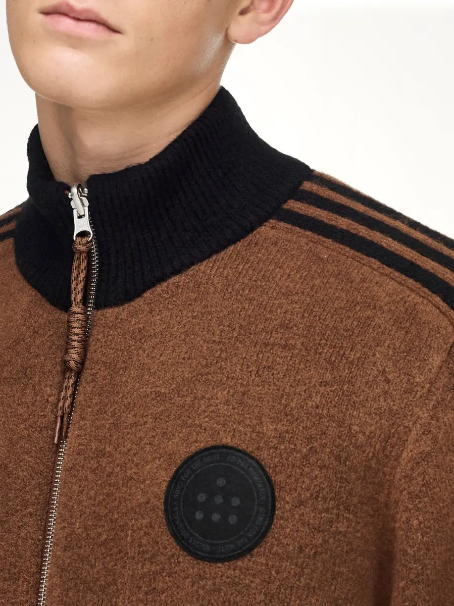 Song for the Mute Adidas x Sftm Knit Jacket in Preloved Brown | Thumbnail 7 Song for the Mute Adidas x Sftm Knit Jacket in Preloved Brown | Thumbnail 7