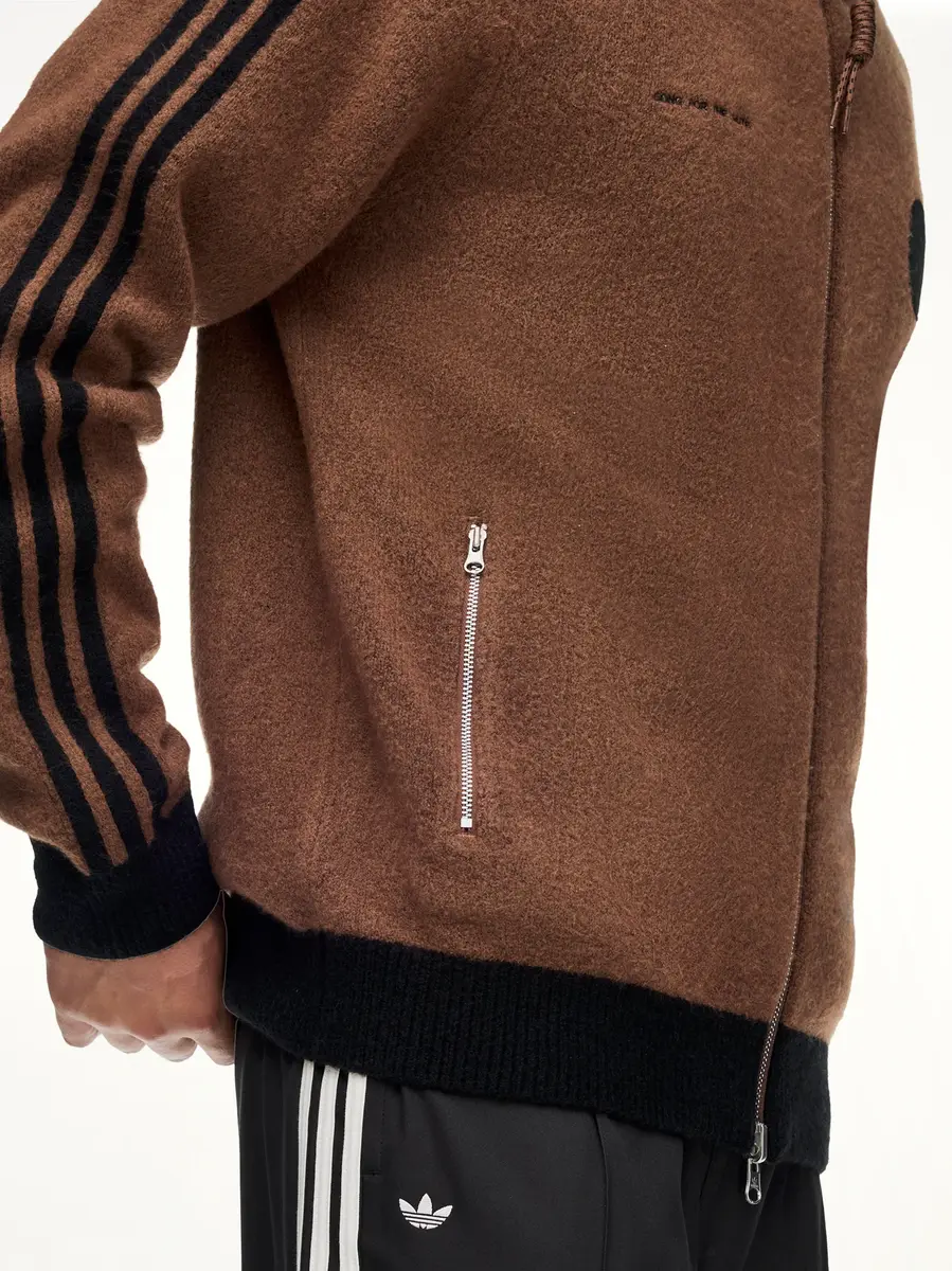 Song for the Mute Adidas x Sftm Knit Jacket in Preloved Brown | Thumbnail 8 Song for the Mute Adidas x Sftm Knit Jacket in Preloved Brown | Thumbnail 8