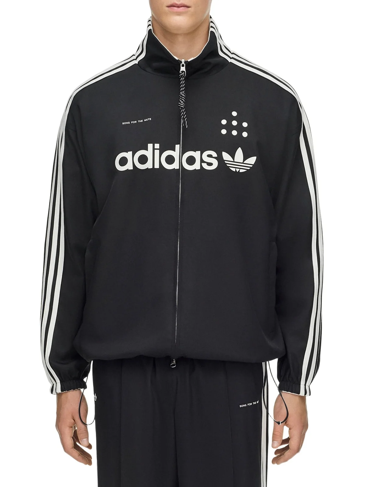 Adidas x Sftm Reversible Track Top in Black/off White