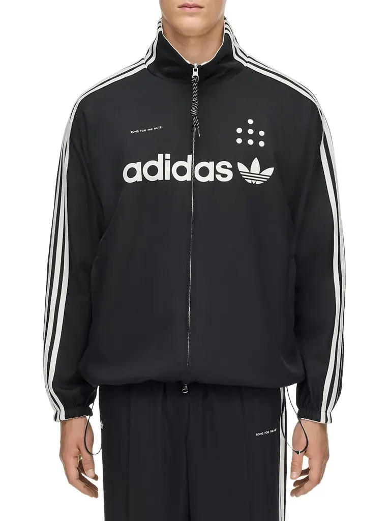 Song for the Mute Adidas x Sftm Reversible Track Top in Black/off White