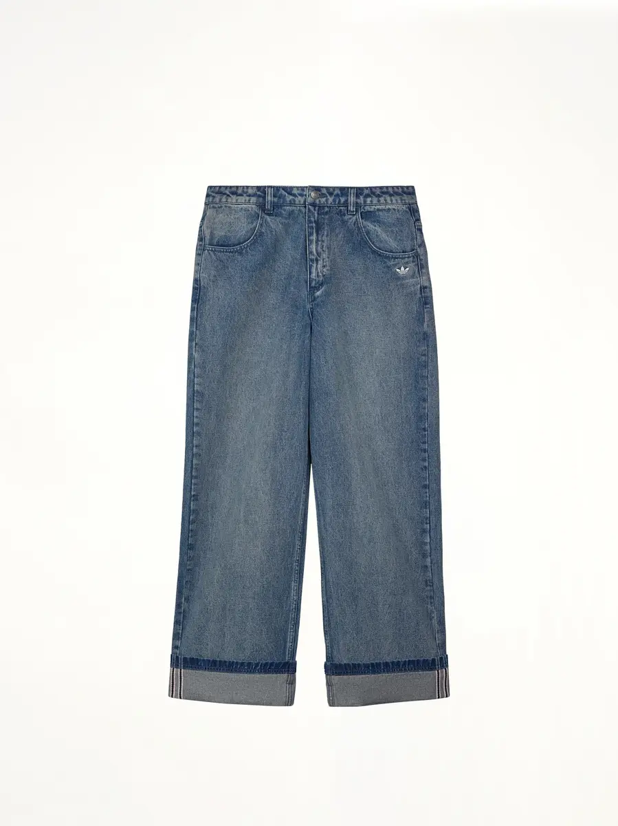 Song for the Mute Adidas x Sftm Pants in Medium Blue Denim | Thumbnail 2 Song for the Mute Adidas x Sftm Pants in Medium Blue Denim | Thumbnail 2