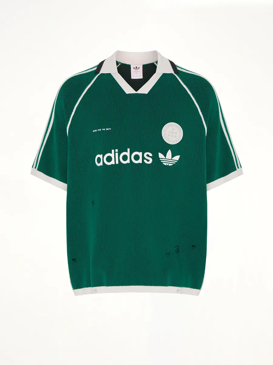 Song for the Mute Adidas x Sftm Sweat Polo in Collegiate Green | Thumbnail 2 Song for the Mute Adidas x Sftm Sweat Polo in Collegiate Green | Thumbnail 2