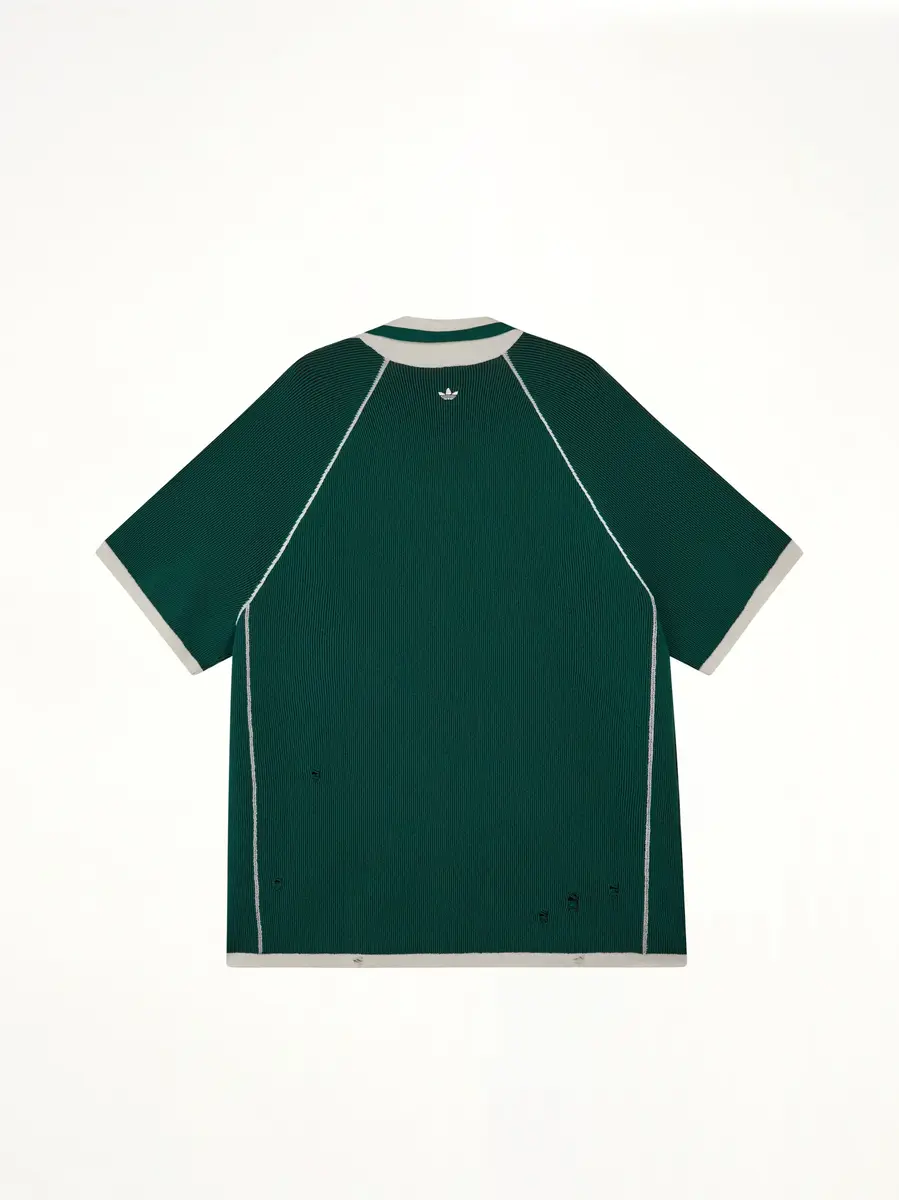 Song for the Mute Adidas x Sftm Sweat Polo in Collegiate Green | Thumbnail 6 Song for the Mute Adidas x Sftm Sweat Polo in Collegiate Green | Thumbnail 6