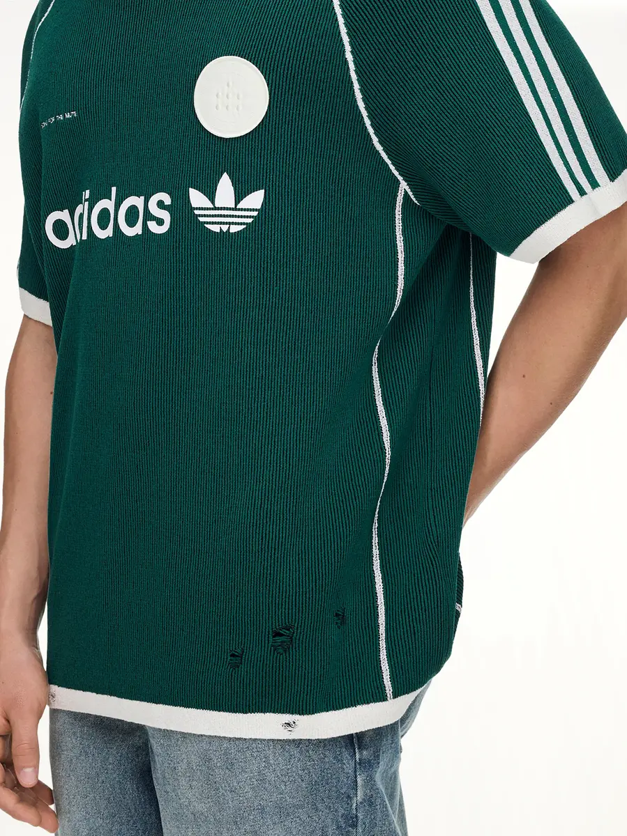 Song for the Mute Adidas x Sftm Sweat Polo in Collegiate Green | Thumbnail 8 Song for the Mute Adidas x Sftm Sweat Polo in Collegiate Green | Thumbnail 8
