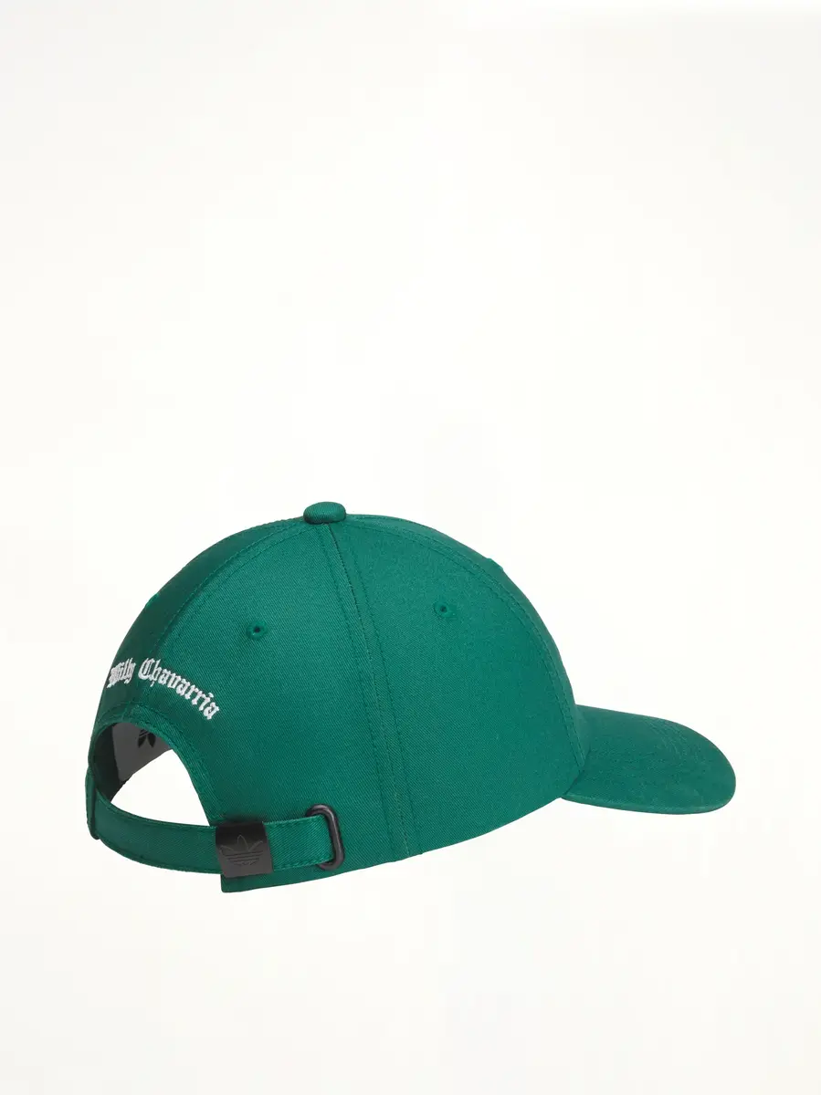 Willy Chavarria Adidas x Chavarria Logo Hat in Collegiate Green | Thumbnail 2 Willy Chavarria Adidas x Chavarria Logo Hat in Collegiate Green | Thumbnail 2