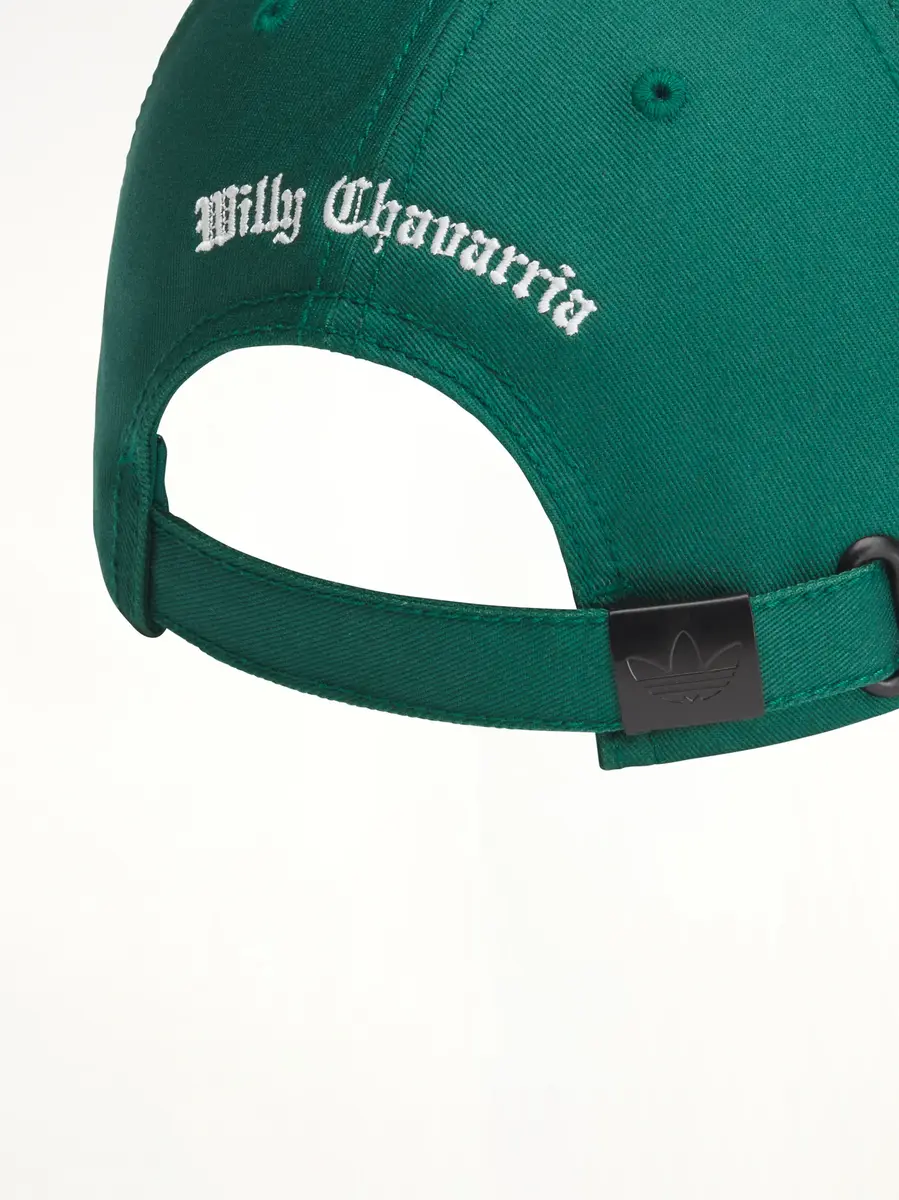 Willy Chavarria Adidas x Chavarria Logo Hat in Collegiate Green | Thumbnail 4 Willy Chavarria Adidas x Chavarria Logo Hat in Collegiate Green | Thumbnail 4