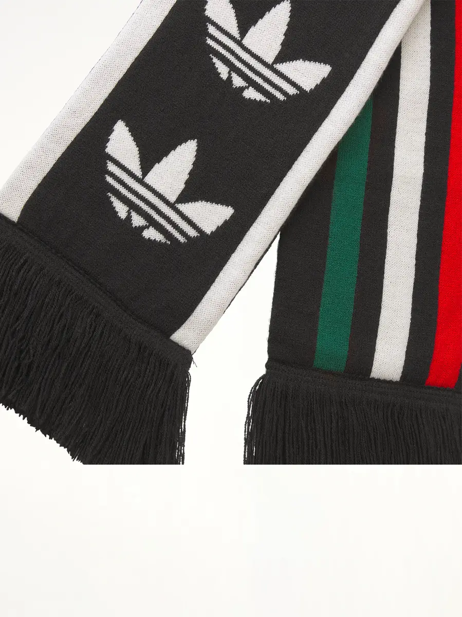Willy Chavarria Adidas x Chavarria Scarf in Black/better Scarlet/collegiate Green | Thumbnail 3 Willy Chavarria Adidas x Chavarria Scarf in Black/better Scarlet/collegiate Green | Thumbnail 3