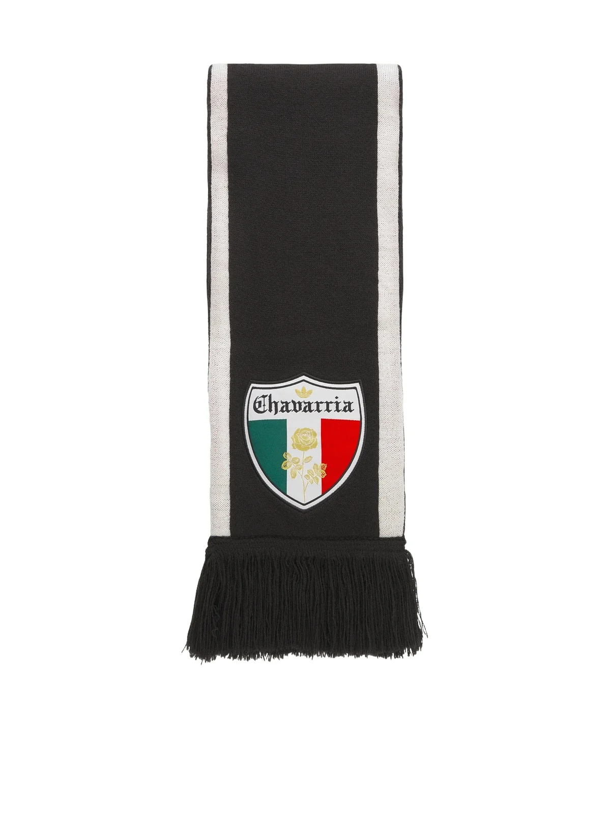 Willy Chavarria Adidas x Chavarria Scarf in Black/better Scarlet/collegiate Green