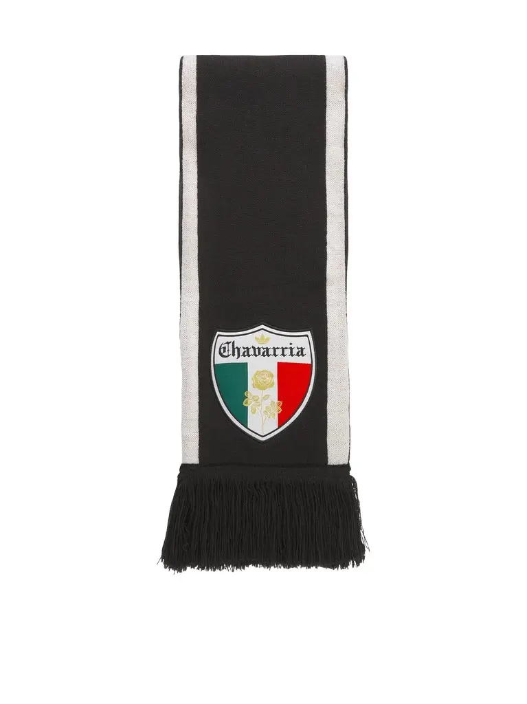 Willy Chavarria Adidas x Chavarria Scarf in Black/better Scarlet/collegiate Green