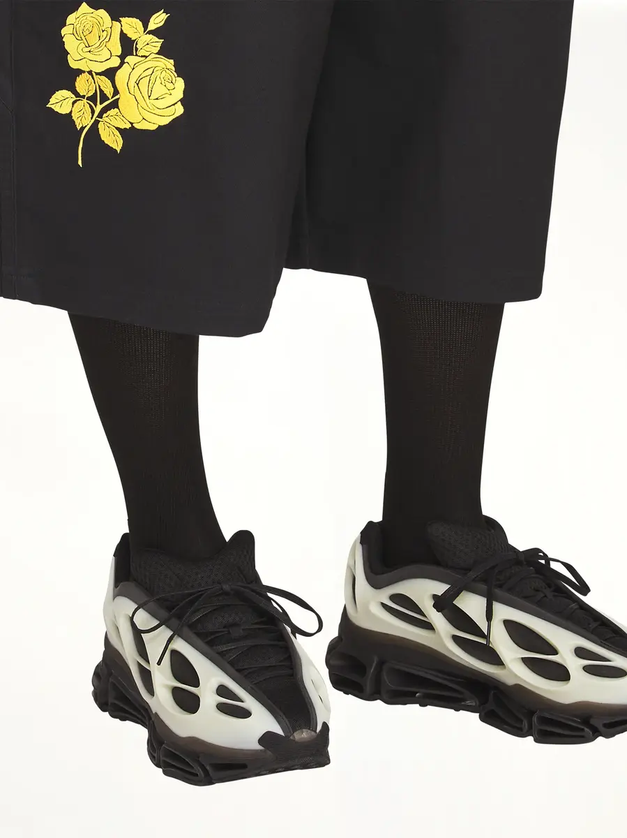 Willy Chavarria Adidas x Willy Mega Low Sneaker in Core Black/cream White | Thumbnail 7 Willy Chavarria Adidas x Willy Mega Low Sneaker in Core Black/cream White | Thumbnail 7