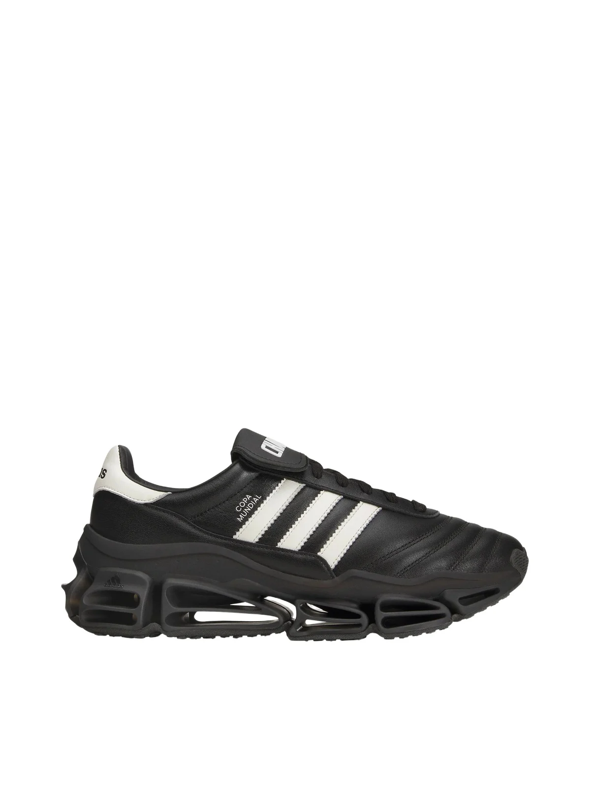 Willy Chavarria Adidas x Chavarria Megaride Copa Sneaker in Core Black/off White
