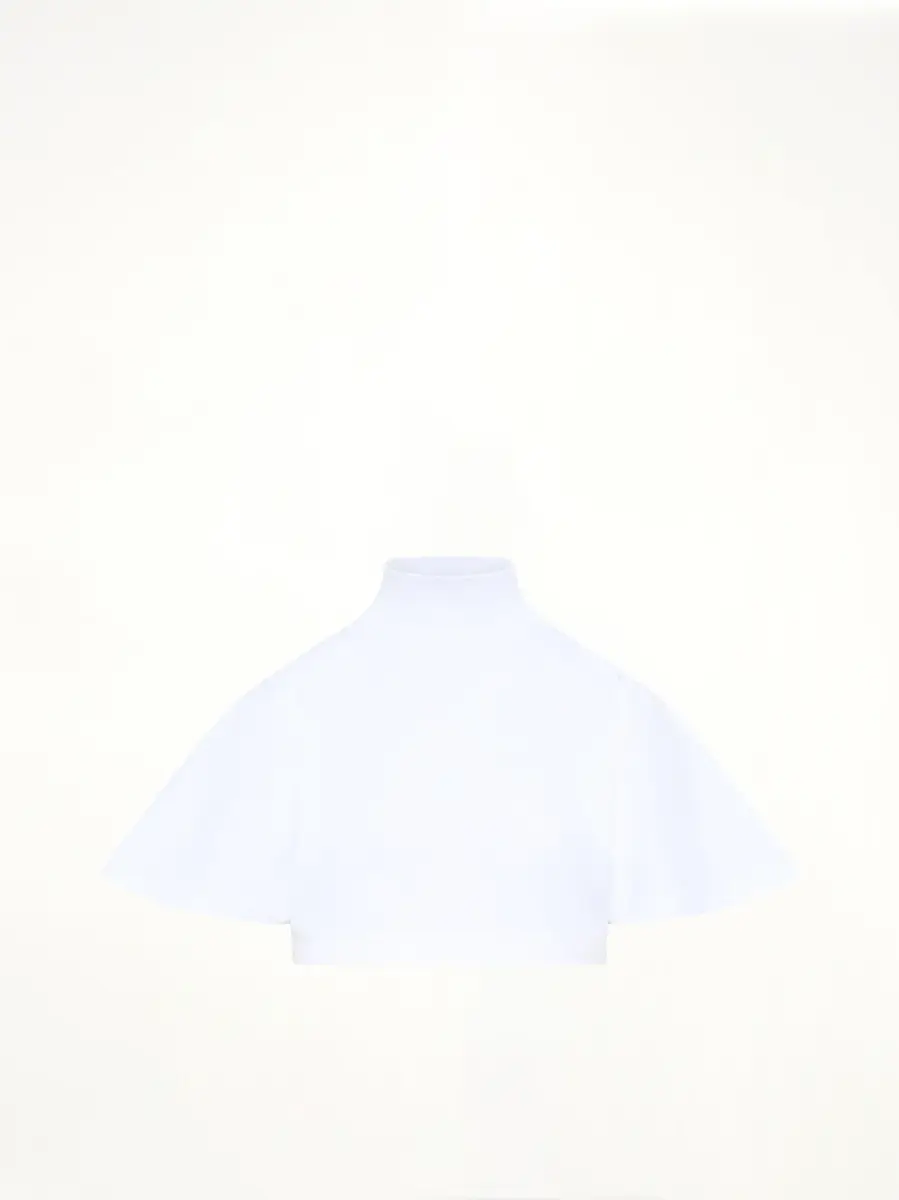 Alaïa Cotton Jersey Highneck T-shirt | Thumbnail 2 Alaïa Cotton Jersey Highneck T-shirt | Thumbnail 2